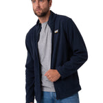 Polar Casual Hombre Microfleece Full Zip Azul Cat