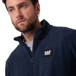 Polar Casual Hombre Microfleece Full Zip Azul Cat