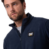 Polar Casual Hombre Microfleece Full Zip Azul Cat
