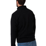Polar Casual Hombre Microfleece Full Zip Negro Cat