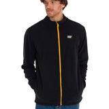 Polar Manga Larga Hombre Microfleece Full Zip Negro/Amarillo Cat