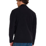 Polar Manga Larga Hombre Microfleece Full Zip Negro/Amarillo Cat