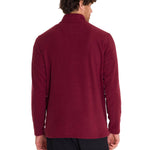 Polar Manga Larga Hombre Microfleece Quarter Zip Burdeo Cat