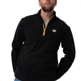 Polar Casual Hombre MICROFLEECE QUARTER ZIP NEGRO CAT