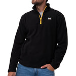 Polar Casual Hombre MICROFLEECE QUARTER ZIP NEGRO CAT