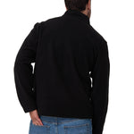 Polar Casual Hombre MICROFLEECE QUARTER ZIP NEGRO CAT