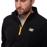 Polar Casual Hombre MICROFLEECE QUARTER ZIP NEGRO CAT