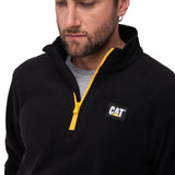 Polar Casual Hombre MICROFLEECE QUARTER ZIP NEGRO CAT