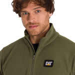 Polar Casual Hombre MICROFLEECE QUARTER ZIP VERDE CAT