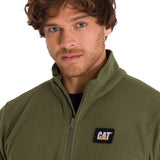 Polar Casual Hombre MICROFLEECE QUARTER ZIP VERDE CAT