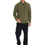 Polar Casual Hombre MICROFLEECE QUARTER ZIP VERDE CAT