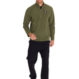 Polar Casual Hombre MICROFLEECE QUARTER ZIP VERDE CAT
