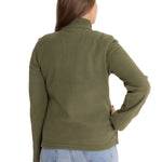 Polar Casual Mujer Women'S Microfleece Full Zip Verde Cat