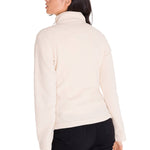 Polar Manga Larga Mujer Microfleece Quarter Zip Beige Cat