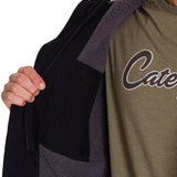 Chaqueta Manga Larga Hombre Hooded Sherpa Lined Negra Cat