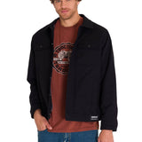 Chaqueta Manga Larga Hombre Trucker Negra Cat