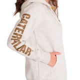Polerón Full Zip Mujer Trademark Banner Beige CAT