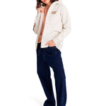 Polerón Full Zip Mujer Trademark Banner Beige CAT