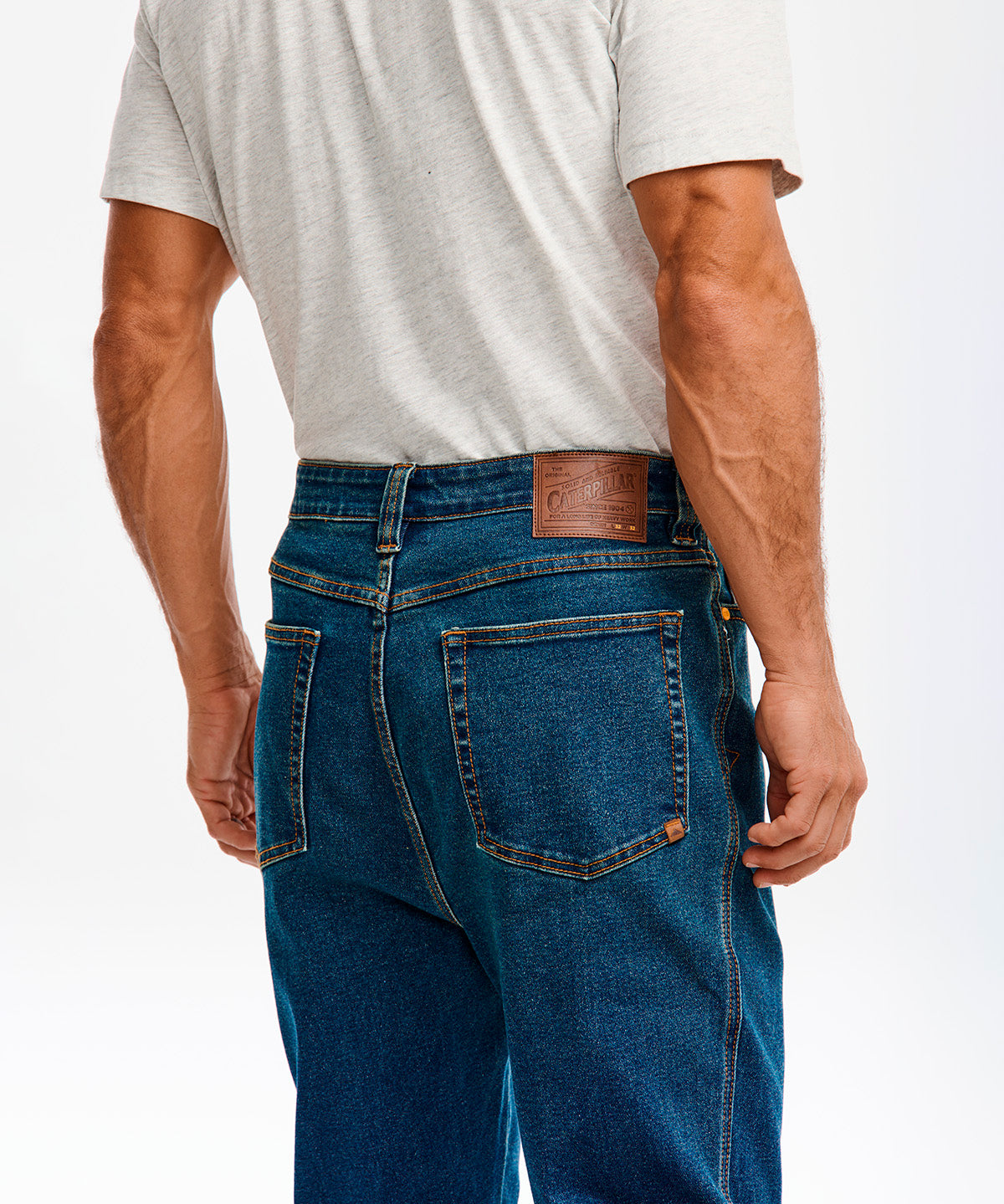 Jeans Casual Hombre D1 STRAIGHT LEG JEAN Azul CAT