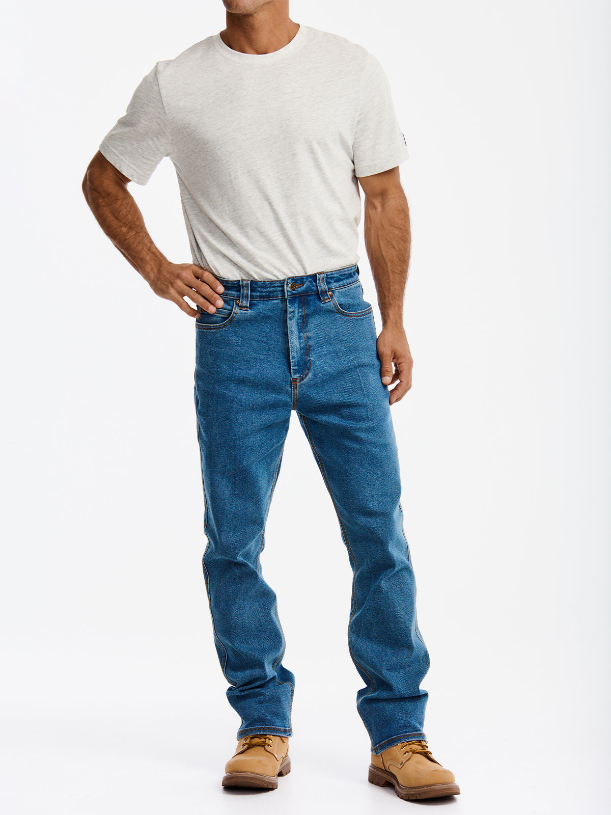 Jeans Casual Hombre D4 ATHLETIC FIT JEAN Azul CAT