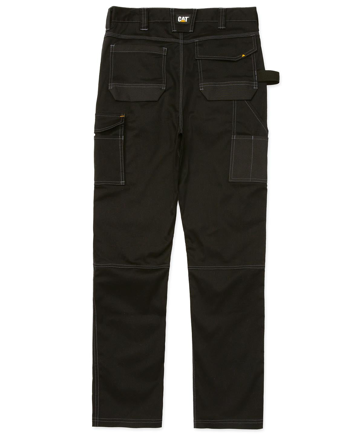 Pantalón Stretch Hombre Essential Knee Pocket Negro Cat