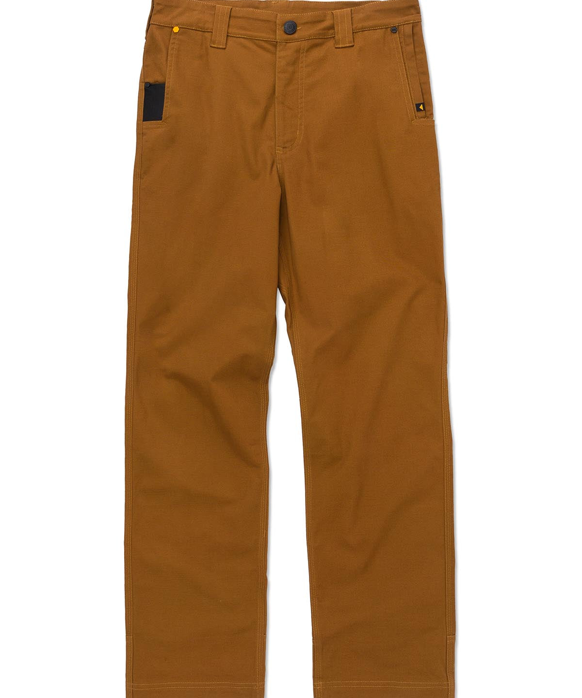 Pantalón Tiro Medio Casual Hombre BRUSH PANT Café Cat