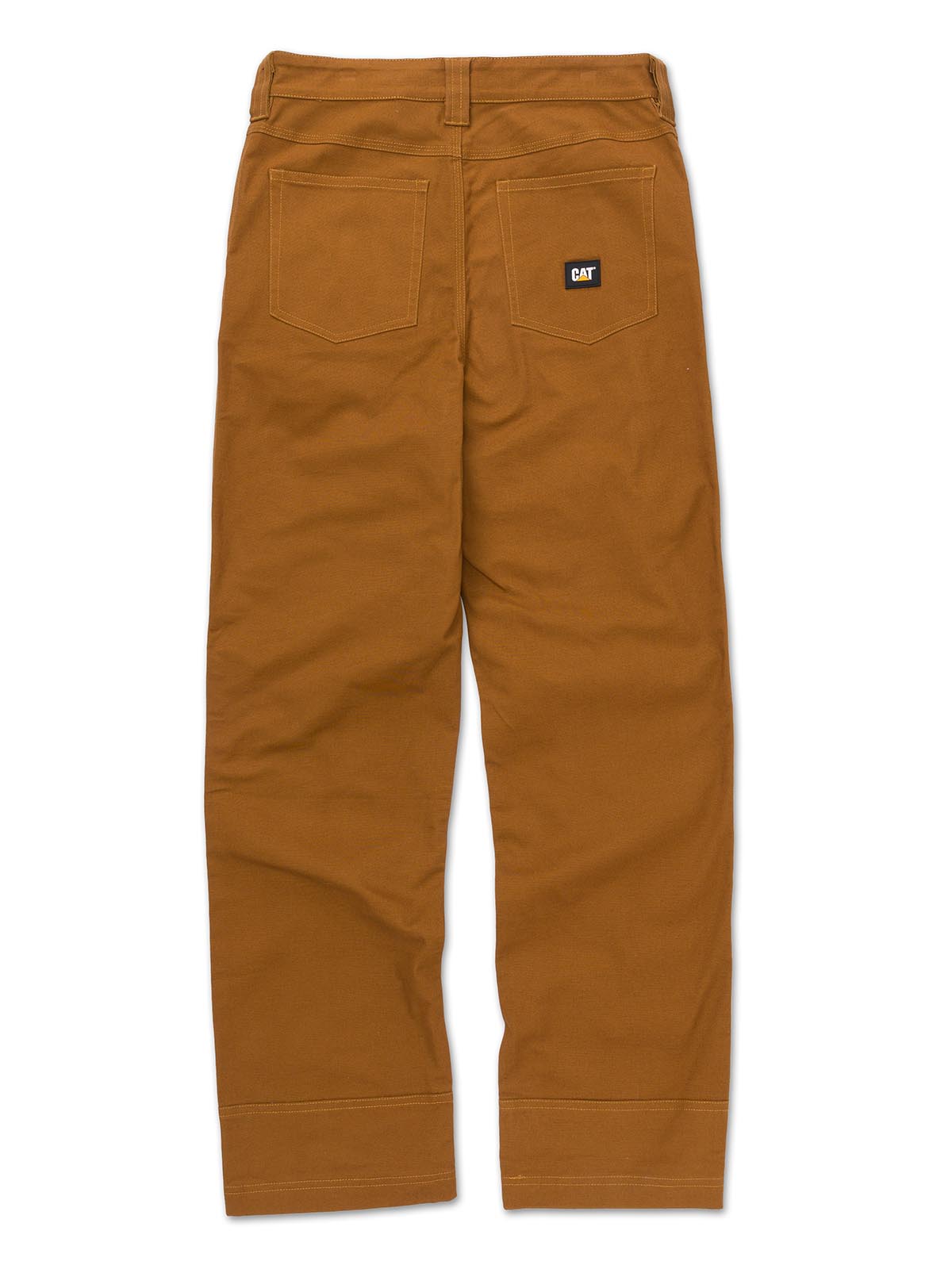 Pantalón Tiro Medio Casual Hombre BRUSH PANT Café Cat