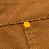 Pantalón Tiro Medio Casual Hombre BRUSH PANT Café Cat