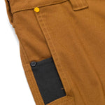 Pantalón Tiro Medio Casual Hombre BRUSH PANT Café Cat
