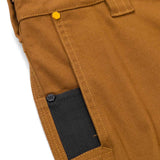 Pantalón Tiro Medio Casual Hombre BRUSH PANT Café Cat