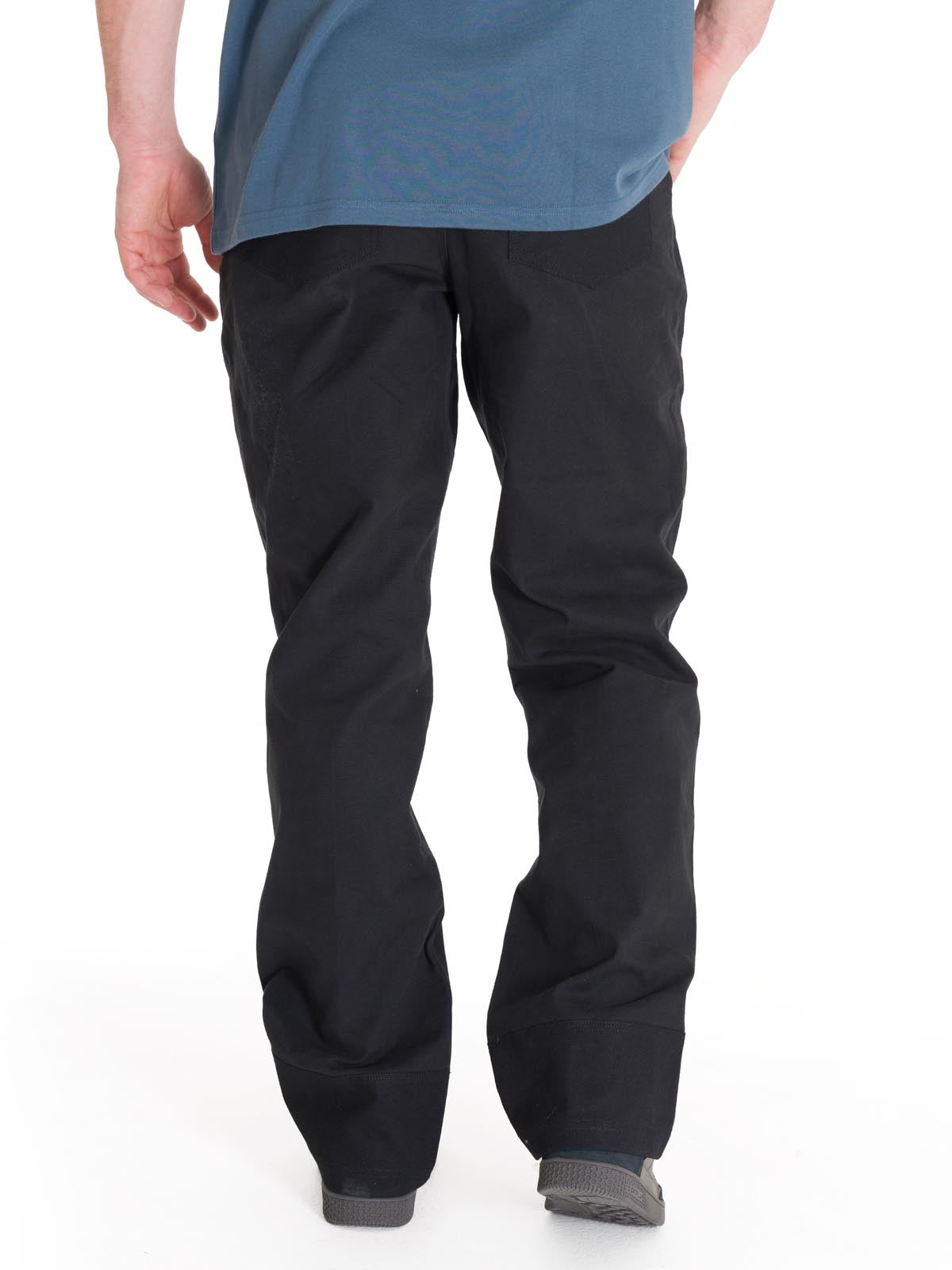 Pantalón Tiro Medio Casual Hombre BRUSH PANT Negro Cat