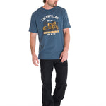 Pantalón Tiro Medio Casual Hombre BRUSH PANT Negro Cat