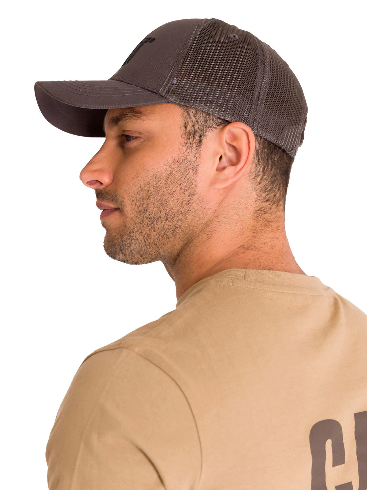 Jockey Casual Hombre Raised Logo Gris Cat