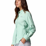 Blusa Manga Larga Mujer Tamiami II Celeste Columbia