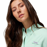 Blusa Manga Larga Mujer Tamiami II Celeste Columbia