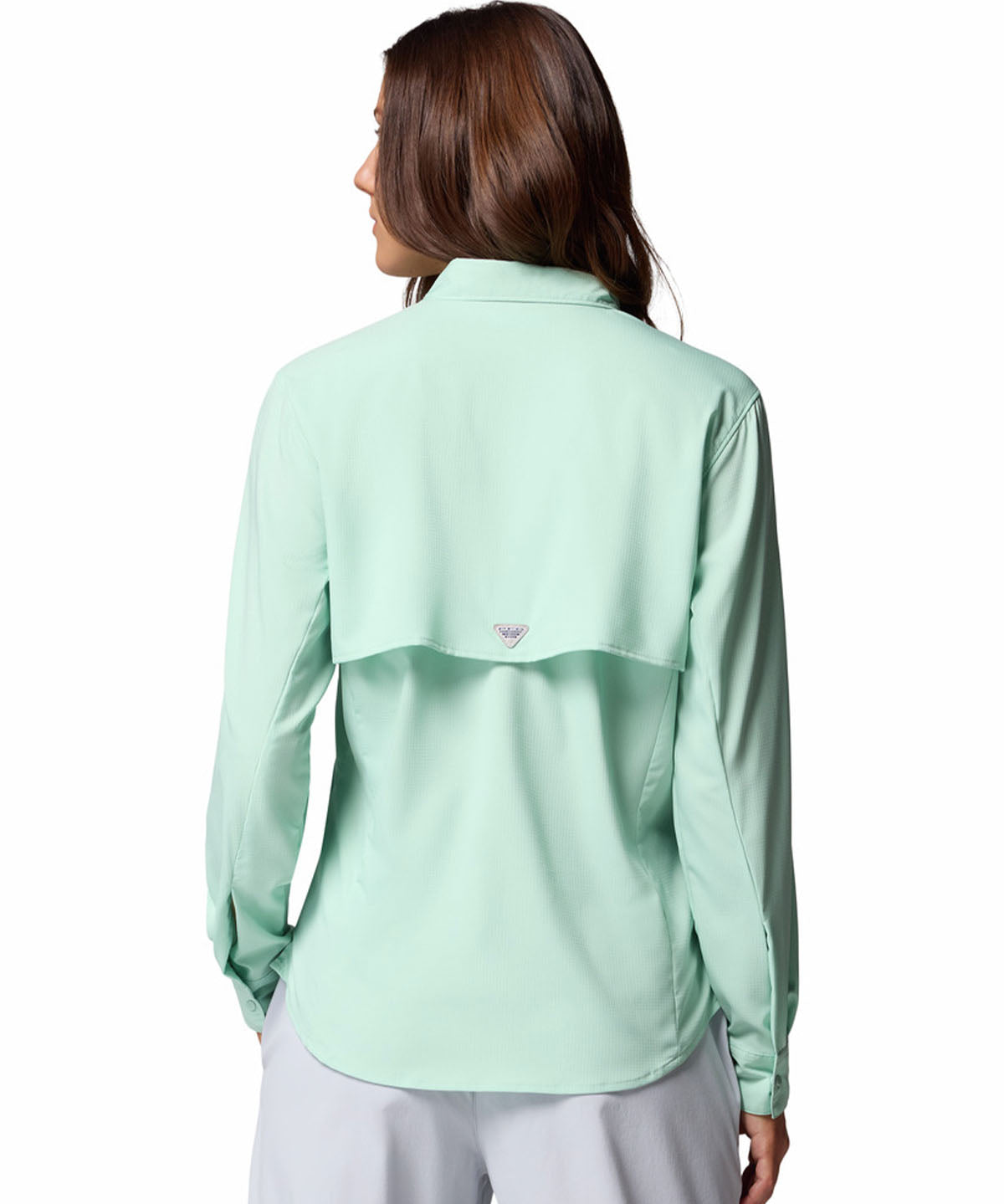 Blusa Manga Larga Mujer Tamiami II Celeste Columbia
