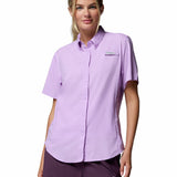 Blusa Manga Corta Mujer Tamiami II Morado Columbia