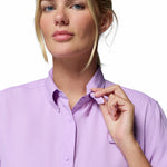 Blusa Manga Corta Mujer Tamiami II Morado Columbia