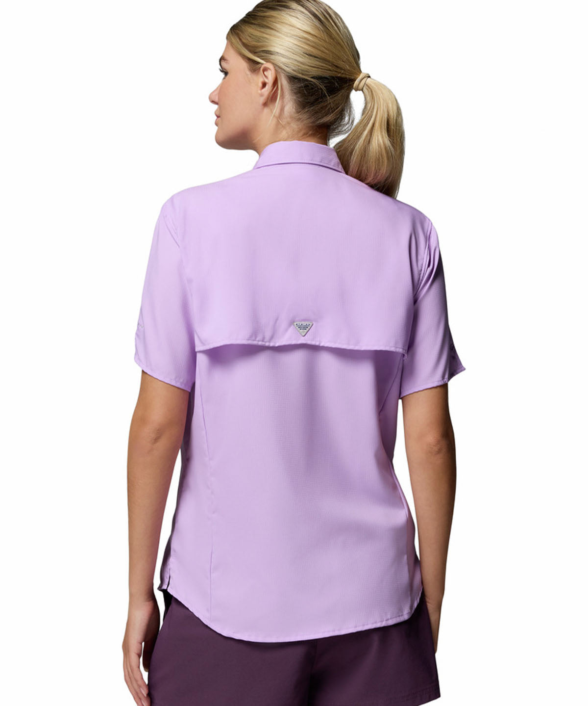 Blusa Manga Corta Mujer Tamiami II Morado Columbia