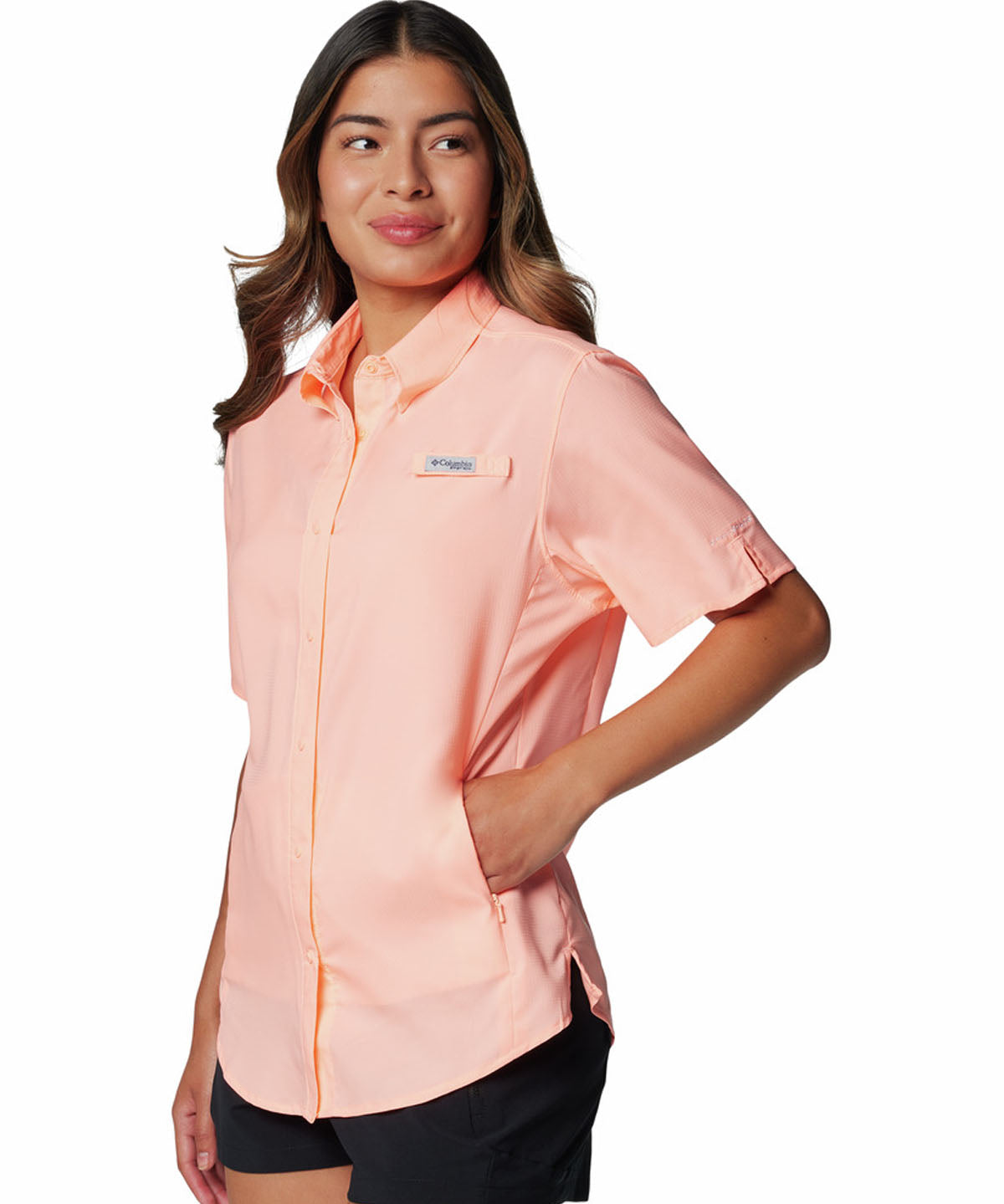 Blusa Manga Corta Mujer Tamiami II Rosado Columbia