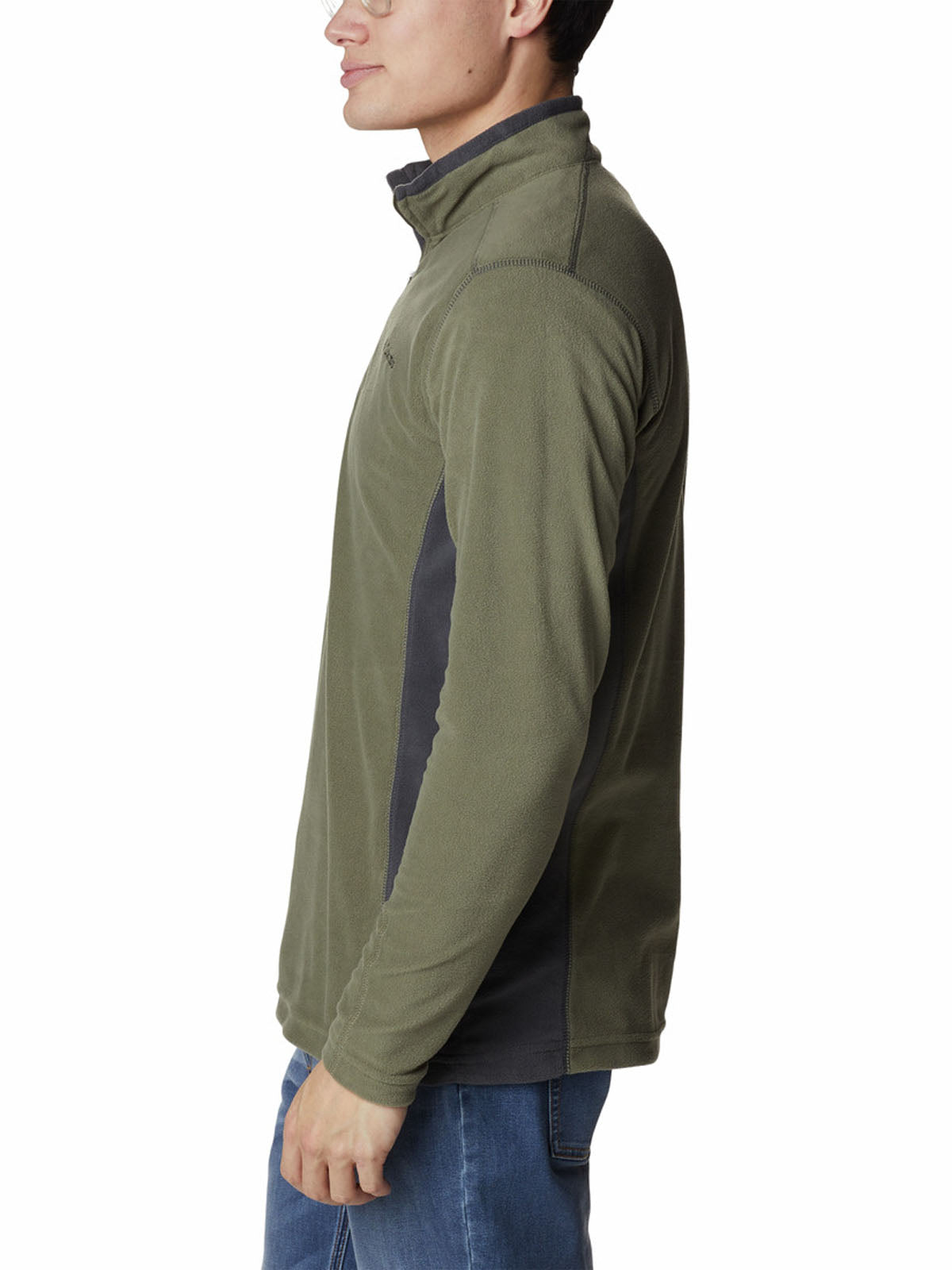 Polar Hombre Klamath Range Half Zip Verde Columbia