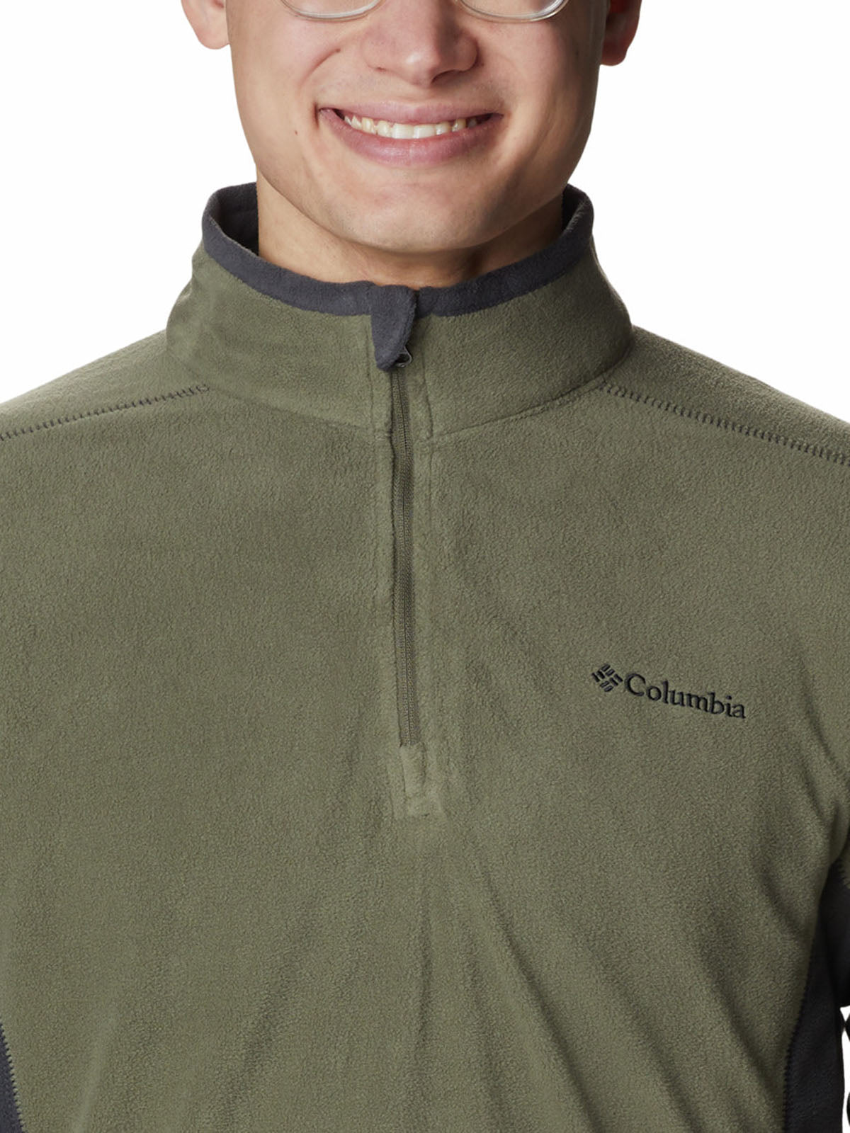 Polar Hombre Klamath Range Half Zip Verde Columbia