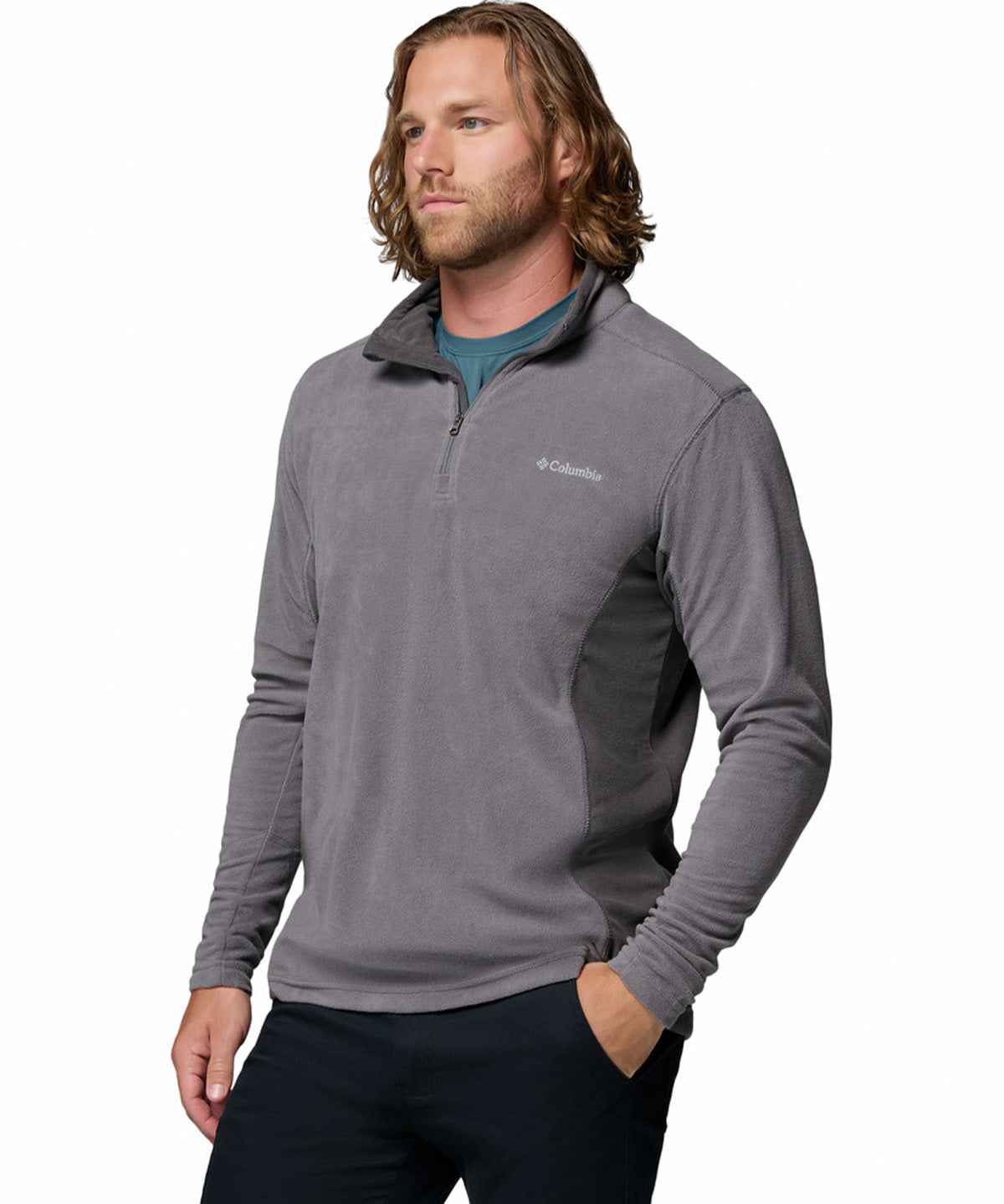Polar Hombre Klamath Range Half Zip Gris Columbia