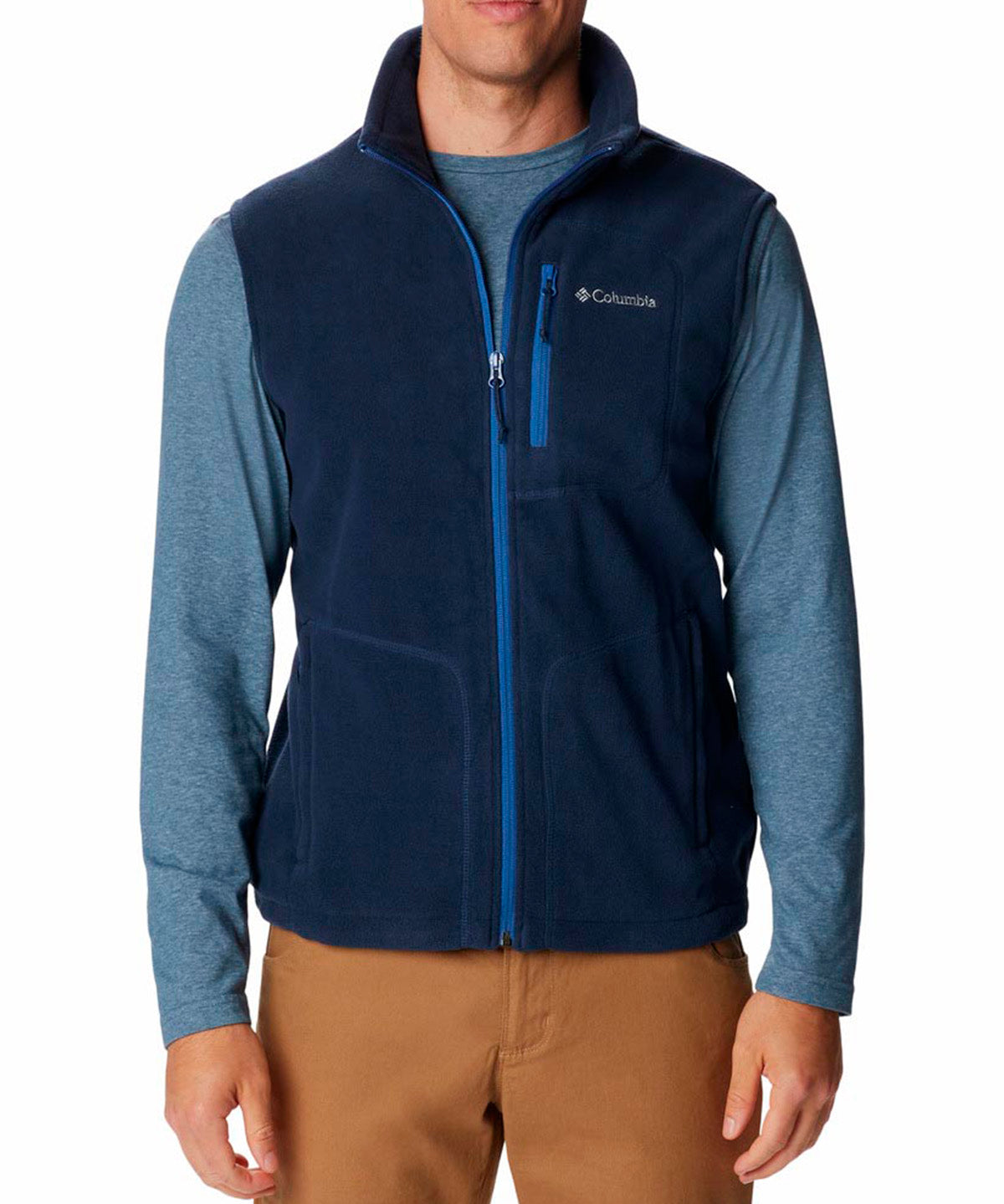 Polar Sin Mangas Hombre Fast Trek Azul Columbia