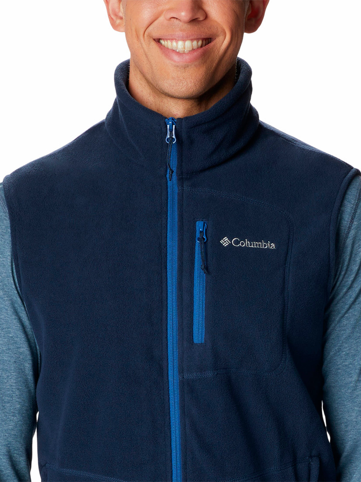 Polar Sin Mangas Hombre Fast Trek Azul Columbia
