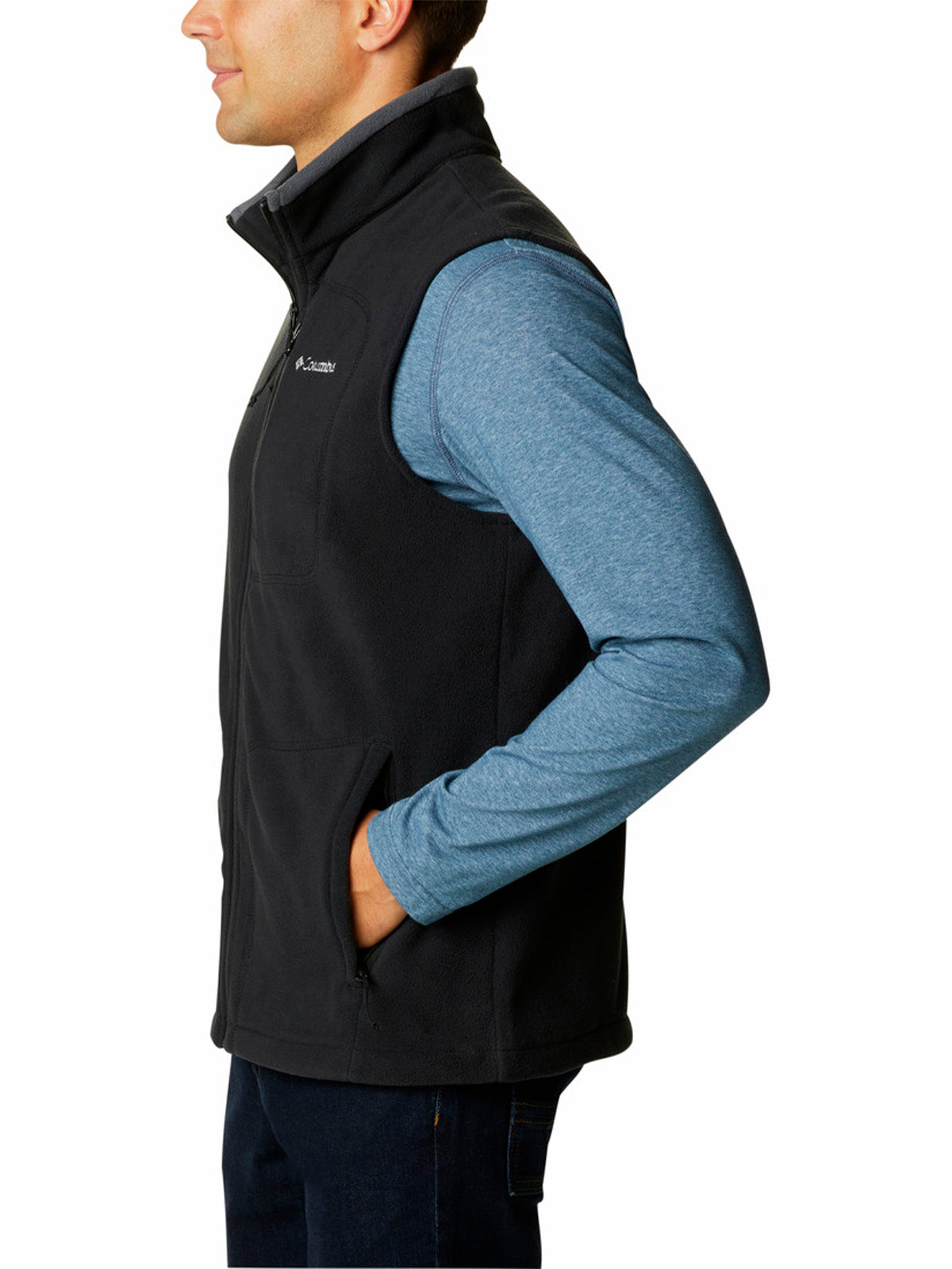 Polar Sin Mangas Hombre Fast Trek Negro Columbia