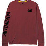 Polera Hombre Trademark Rojo Oscuro Cat