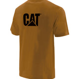 Polera Manga corta Casual Hombre LOGO POCKET TEE Café CAT