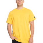 Polera Manga Corta Casual Hombre Essential S/S Tee Amarillo Cat