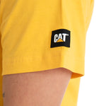 Polera Manga Corta Casual Hombre Essential S/S Tee Amarillo Cat